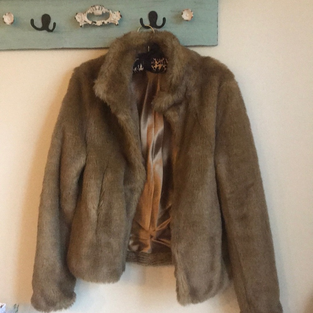 H&M Vintage Inspired Faux Fur Coat